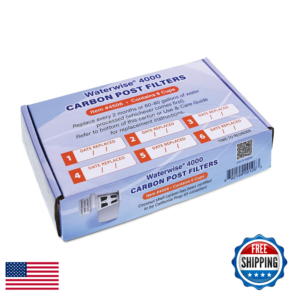 Waterwise Carbon Post Filter 6-Pack for Model 4000 Water Pur
