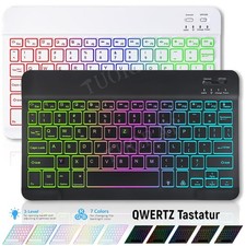 QWERTZ Beleuchtet Tastatur Maus für Apple iPad Pro Air 11 Zoll M2 M3 M4 M5 2025