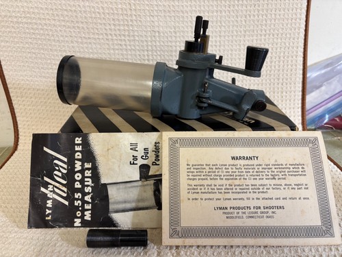 Lyman #55 Classic Black Powder Measure 24 Drop Tube