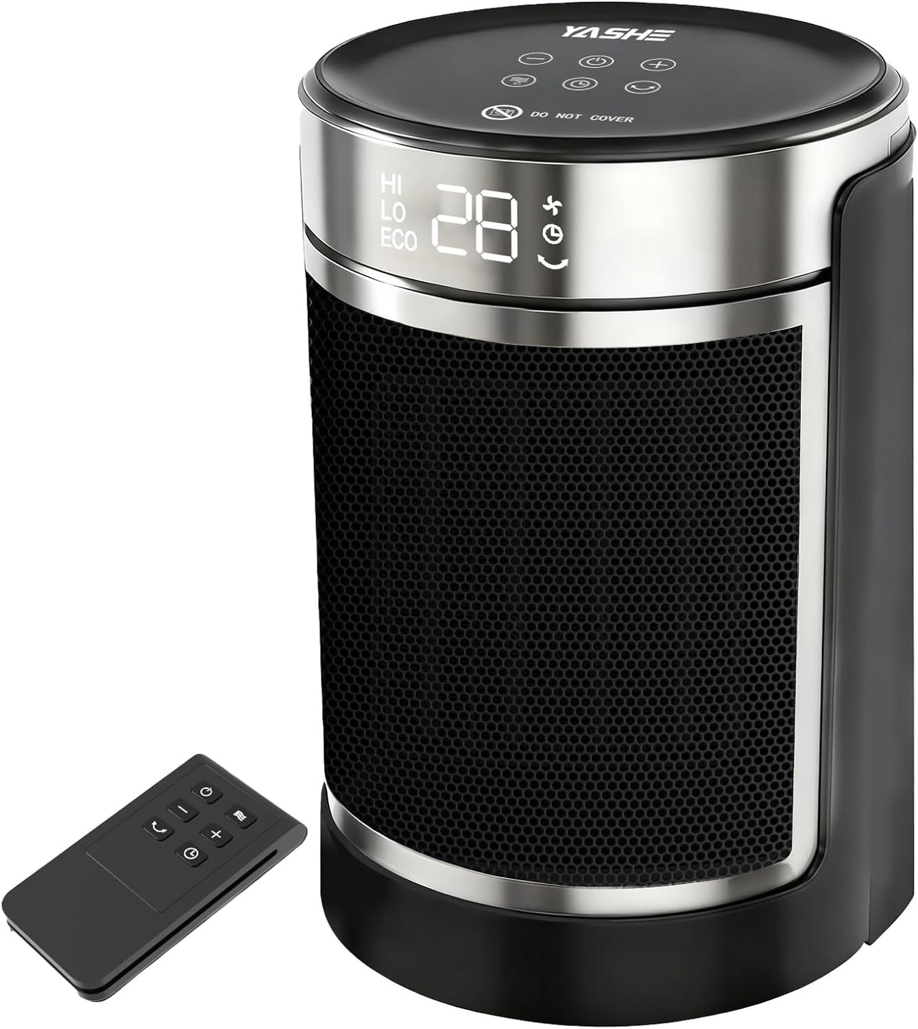 Chauffage d'appoint électrique céramique PTC 1500W radiateur soufflant oscillant silencieux