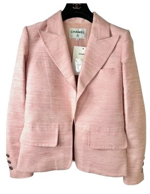 6K Chanel 2017 Pink Paris Cuba Tweed Knit Dress Jacket 34 36 2 4