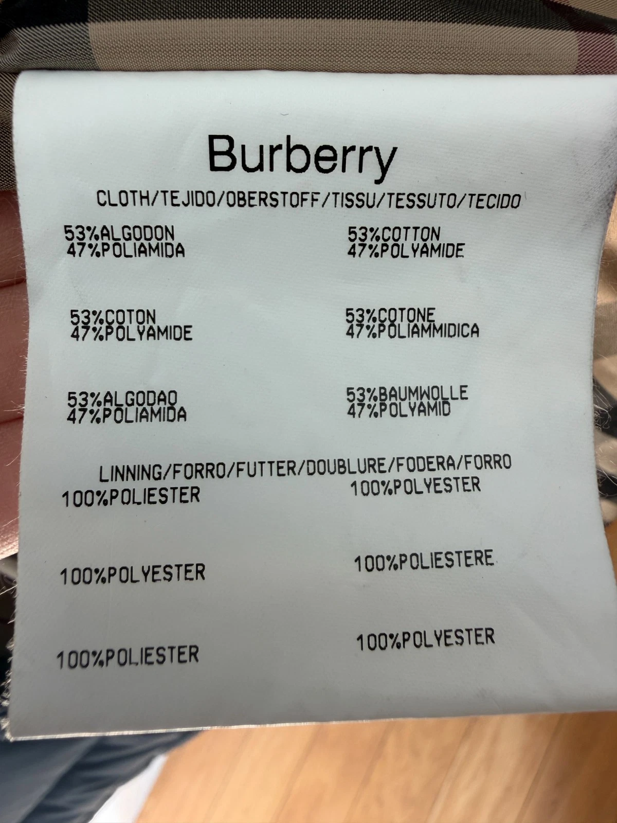 Burberry London Men's Goose Down Puffer Vest Black Nova Check Lined Size 52 L - product detail image 6