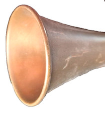 Peerage Vintage Copper Brass Horn Made In England 38 Peerage Vintage Copper Brass Horn Made In England 38