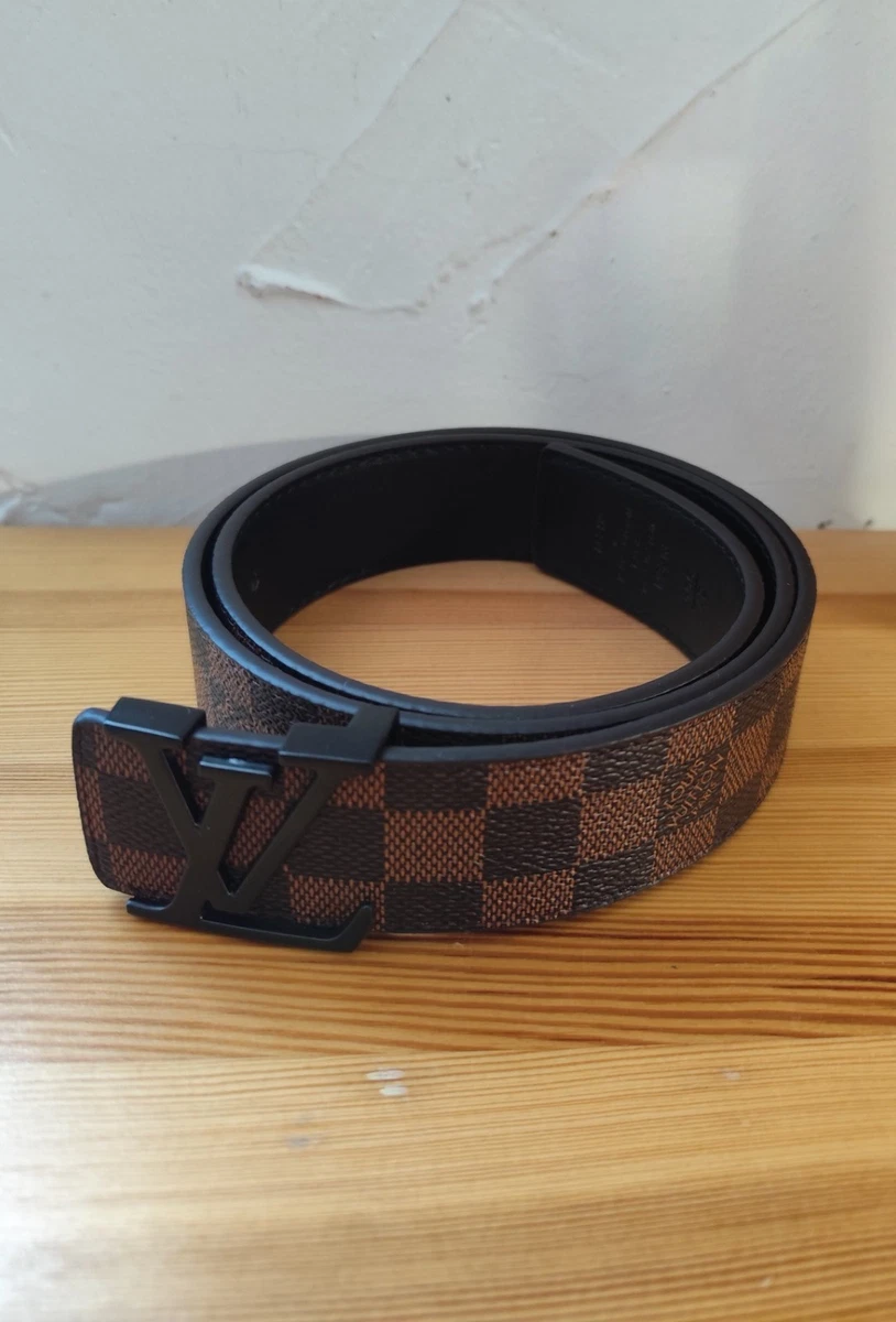 LOUIS VUITTON ダークブラウンベルト Louis Vuitton Brown Belts for Men for sale - eBay