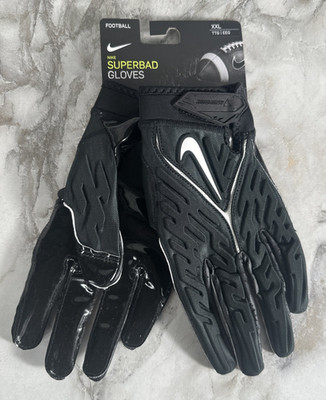 Nike Superbad 6.0 Football Reciever Gloves Mens SZ 2XL XXL Black New FN0279-091