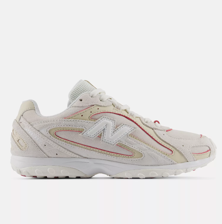 NB 204L Women's Shoes Sneakers, SEA SALT with BONE and PINK ERASER (NEW WT)