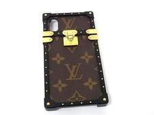 LOUIS VUITTON M62618 Monogram Eye Trunk Folio iPhone X/XS Case Brown BS048