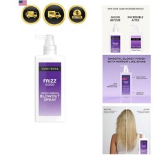 Frizz Ease Smooth Operator Blowout Spray, Pre-Styling Heat Protection Anti-...