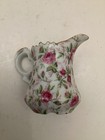 Lefton China Retro Vtg , Cottagecore  “Rose Chintz” Sugar Bowl, Lid & Creamer — photo 3