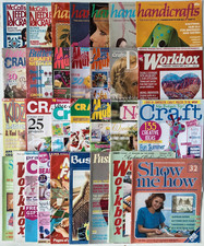 Various Craft Magazines Needlework Sewing Handicrafts etc 1970's - 00's SELECT