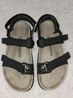 Birkenstock Kalahar Black Sandals With Adjustable Hook- And -Loop Straps Size 40 — photo 1