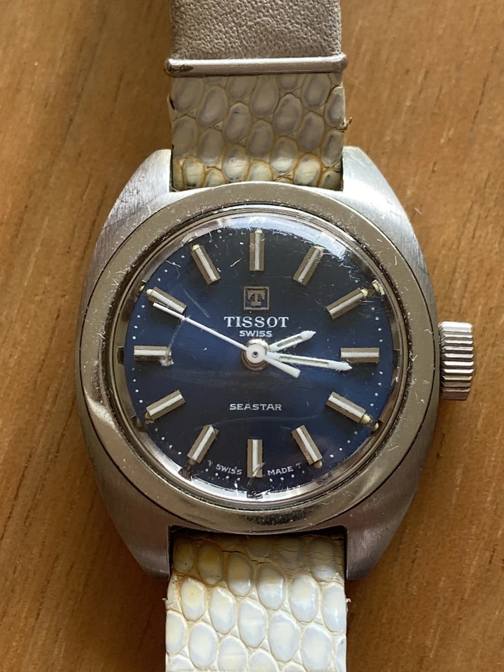 Vintage Damenuhr "TISSOT" Seastar, Handaufzug - Bild 1 von 4