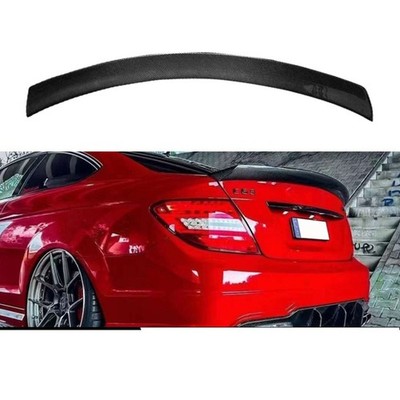 FOR 08-14 MERCEDES BENZ W204 C250 C300 CARBON FIBER V STYLE TRUNK SPOILER WING