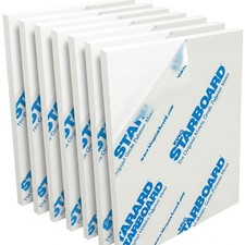 White King Starboard HDPE Polyethylene Plastic Sheet 1/2" x 6" x 24" Pack of 7