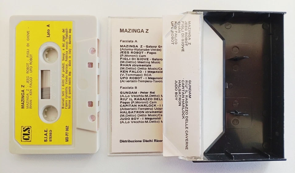 MAZINGA - Musicassetta CLS ORK 78381 # Jeeg Robot Gundam Ufo Robot Harlock ecc.. - Image 3 of 3
