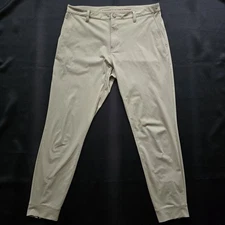 Rhone Pants Men's 33 Khaki Commuter Pant Classic Straight Leg Stretch