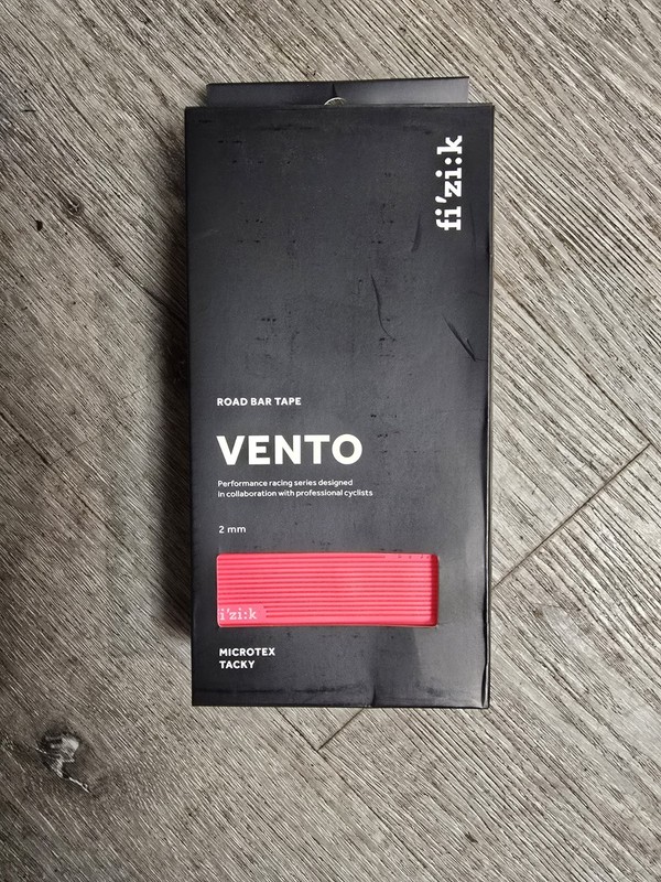 Fizik Vento - Microtex Tacky Handlebar Tape - Pink - 2.0mm - Brand New