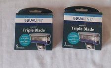 Equaline Triple Blade Razor Refill Cartridges 2 Boxes Fits Gillette Mach 3