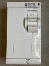 Leviton LB250-T 50A 2-Pole Plug-On Standard Branch Circuit Breaker, Thermal