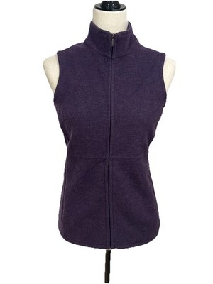 Ibex Women's XS Merino Wool Vest Purple Made in USA
