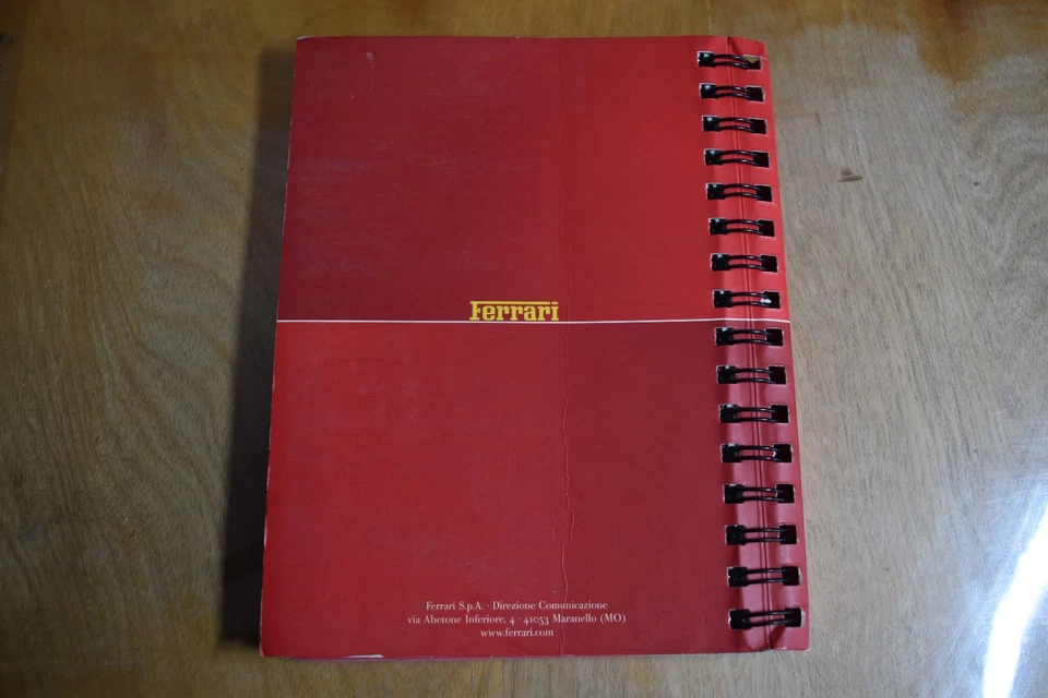 M Schumacher 2002 Media Book Autographed Ferrari Gestione Sportiva Signed (RARE - Image 3 of 4