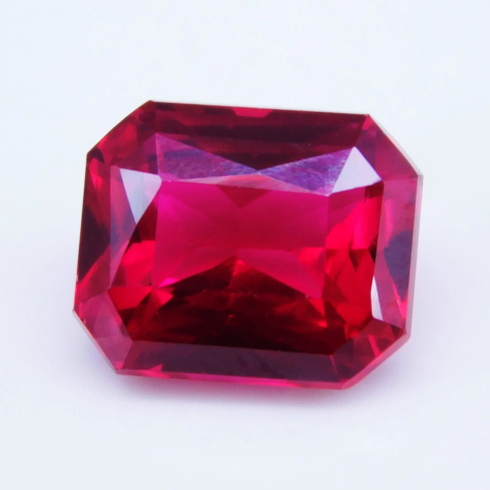 Certified 6.30 Ct Natural Red Ruby Princess Cut Loose Gemstone - Image 4 of 4