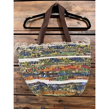 RAJ GUATEMALA TOTE Carpet Bag Multicolor NWT