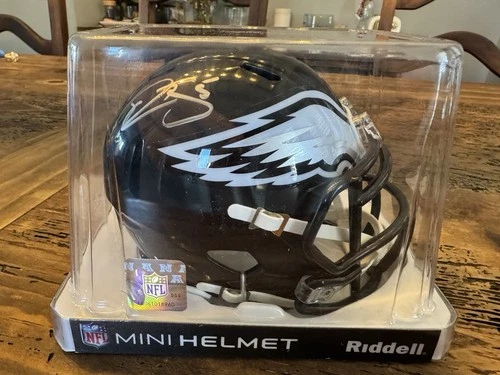 Philadelphia Eagles Autographed Mini Helmet Donavan McNabb