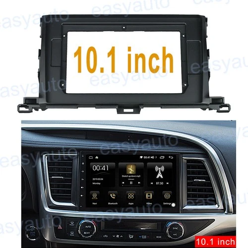 10.1'' Car Radio Stereo Dash Frame Fascia Bezel for Toyota Highlander 2015~18