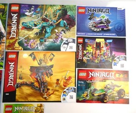 Lego NINJAGO Lot of 10 Manuals for Sets 70500 70505 70615 70674 70720 70755 ++