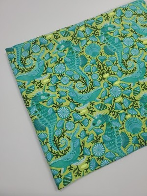 Tula Pink Fabric Zuma Sea Stallions Horses Freespirit Sew Quilt OOP FAT QUARTER 