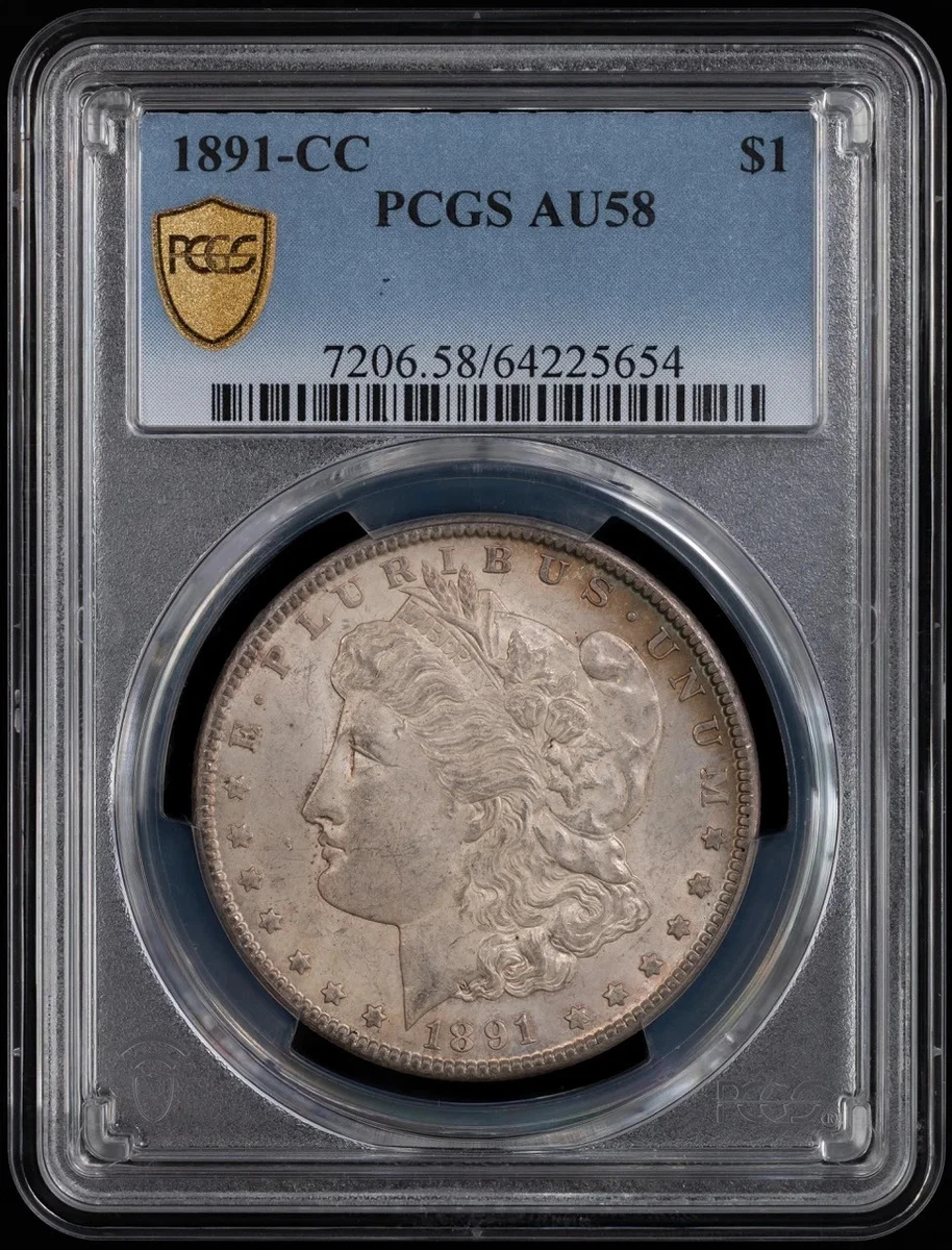 AU 58 Graded Morgan US Dollars (1878-1921) for sale | eBay