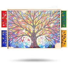 Puzzle Board with Drawers and Cover Rotatable 360-Degree Wheels 1500 1500 PCS