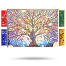 Puzzle Board with Drawers and Cover Rotatable 360-Degree Wheels 1500 1500 PCS