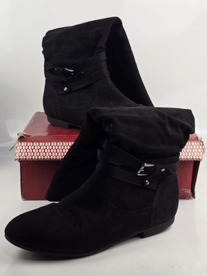 Addison Black Faux Suede Knee-High Boots US Size 9.5