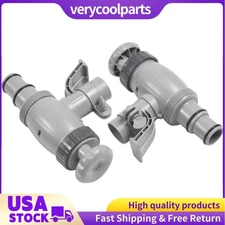 Pool Hose Adapter Kit for above Ground Swimming Pools – Includes Plunger Valve