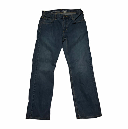 Carhartt Men’s Relaxed Fit Blue Denim Work Pants Jeans