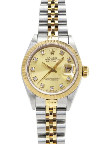 Rolex Datejust 10P Diamond 69173G Women Automatic #TW024