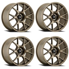 Set 4 18 Konig 56bz Ampliform Gloss Bronze 18x8.5 Wheels 5x4.5 35mm Street Rims