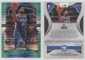 2019-20 Panini Prizm Green Pulsar Prizm /25 Joel Embiid #199