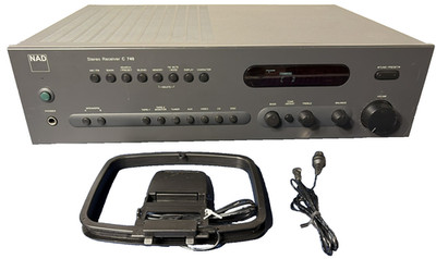 NAD C740 Stereo Receiver w/ AM & FM antennae - Clean and Works!!!