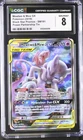 Mewtwo & Mew Gx SM191 Power Partnership Tin Pokemon CGC 8 Nm/mint *006