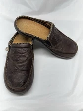 Spenco Support Women’s Brown Slip On Backless Shoes Orthopedic Size 8