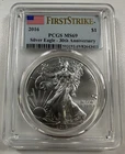 2016 $1 American Eagle PCGS MS69 30th Anniversary 1 oz Silver Coin FIRST STRIKE
