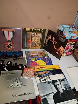 Styx, Elo's, Whitesnake, Jerry Garcia Old In The Way CD, Alyns Syms Group Vinyl