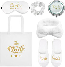 6 Regali per Sposa Addio Al Nubilato Tra Cui Pantofole Da Sposa Elastico Rosa Fa