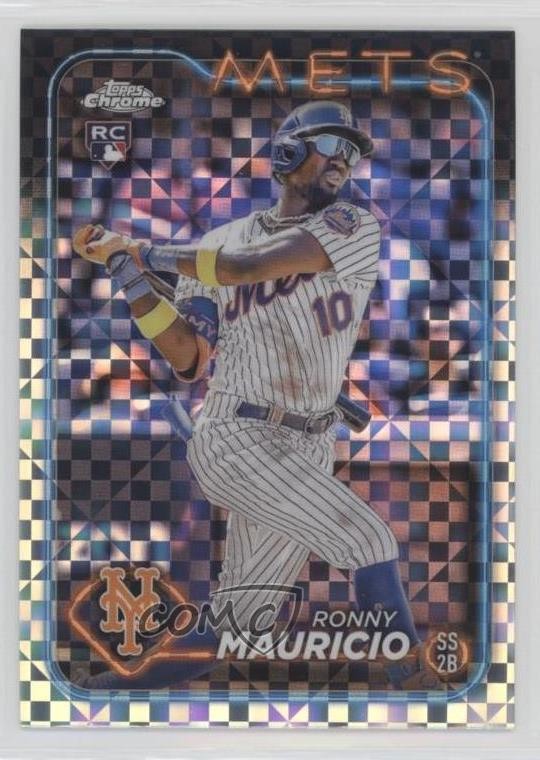 2024 Topps Chrome X-Fractor Ronny Mauricio #28 Rookie RC 12g7