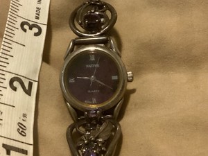 NATIVE AMERICAN WATCH - Ladies - New Battery - Runs - Excellent Condition