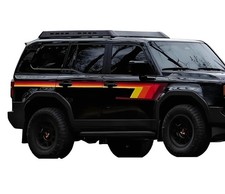 Graphics Racing Stripe Retro Stickers For Toyota Prado Lc250 Car Side Door Decal