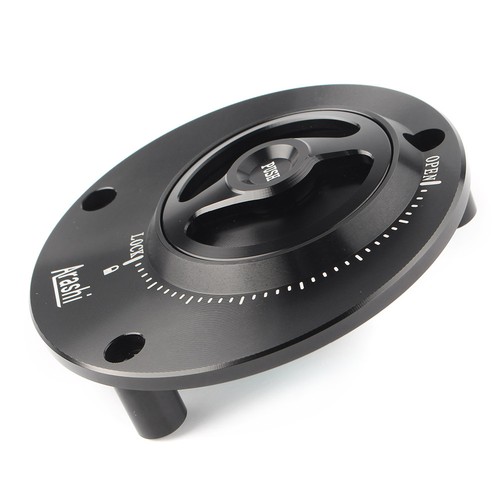 Fuel Filler Cover Gas Tank Cap for Yamaha FJR1300 FZ1 FZ6 YZF R1 R6 Black - Picture 4 of 12